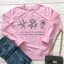 Load image into Gallery viewer, More Kidness, Less Judgement Sweatshirt