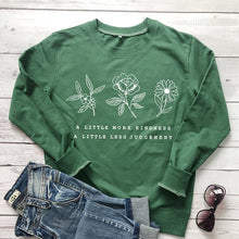 Load image into Gallery viewer, More Kidness, Less Judgement Sweatshirt